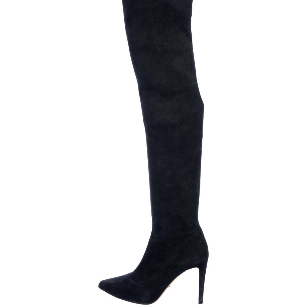 Sergio Rossi Suede Over-The-Knee Boots 37 US 7